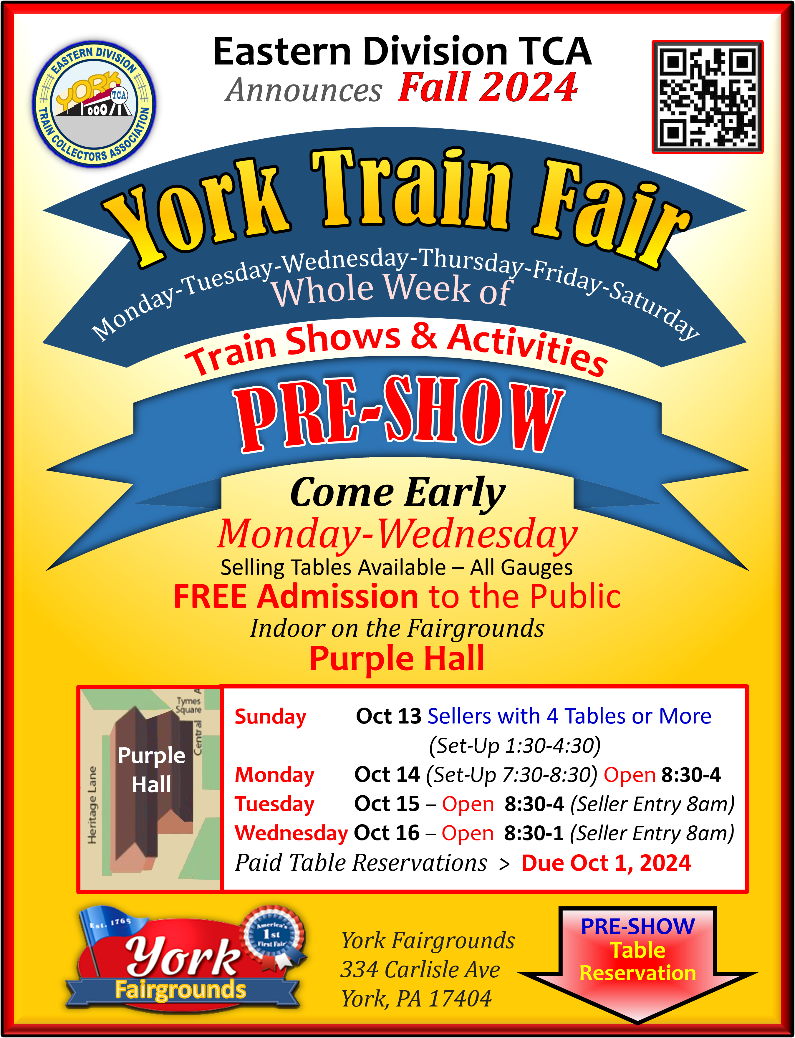 York Preshow Poster